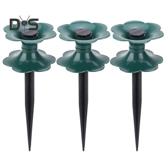 Направляющий штырь для шланга, направляющий колышек для газонного шланга с барабаном для водопроводной трубы Spin Top для полива патио в саду, предотвращающий попадание шланга в цветочные клумбы 3pcs