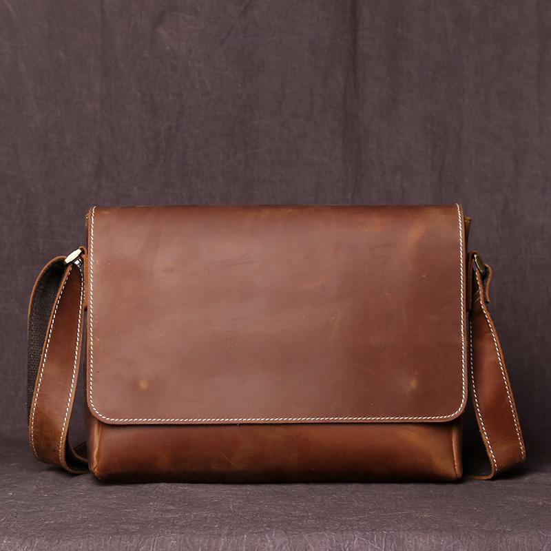 NZPJ Men s Retro Leather Shoulder Bag Crazy-Horse Leather Horizontal Crossbody Bag Top Layer Leather Casual Ipad Bad
NZPJ Men s Retro Leather Shoulder Bag Crazy-Horse Leather Horizontal Crossbody Bag Top Layer Leather Casual Ipad Bad