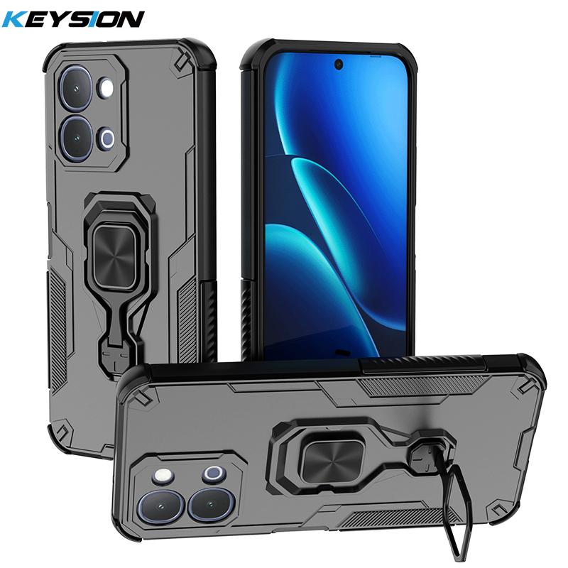 KEYSION Shockproof Armor Case for VIVO Y31d Soft Silicone+PC Upright Metal Live Ring Stand Phone Back Cover for IQOO Z11X 5G for VIVO Y31d чёрный
KEYSION Shockproof Armor Case for VIVO Y31d Soft Silicone+PC Upright Metal Live Ring Stand Phone Back Cover for IQOO Z11X 5G for VIVO Y31d чёрный
