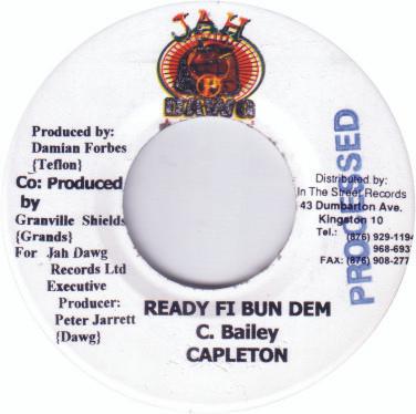 7inch Record CAPLETON - Ready Fi Bun Dem NONE Jah Dawg 2002 Jamaica Reggae, Ska & Dub Used
7inch Record CAPLETON - Ready Fi Bun Dem NONE Jah Dawg 2002 Jamaica Reggae, Ska & Dub Used