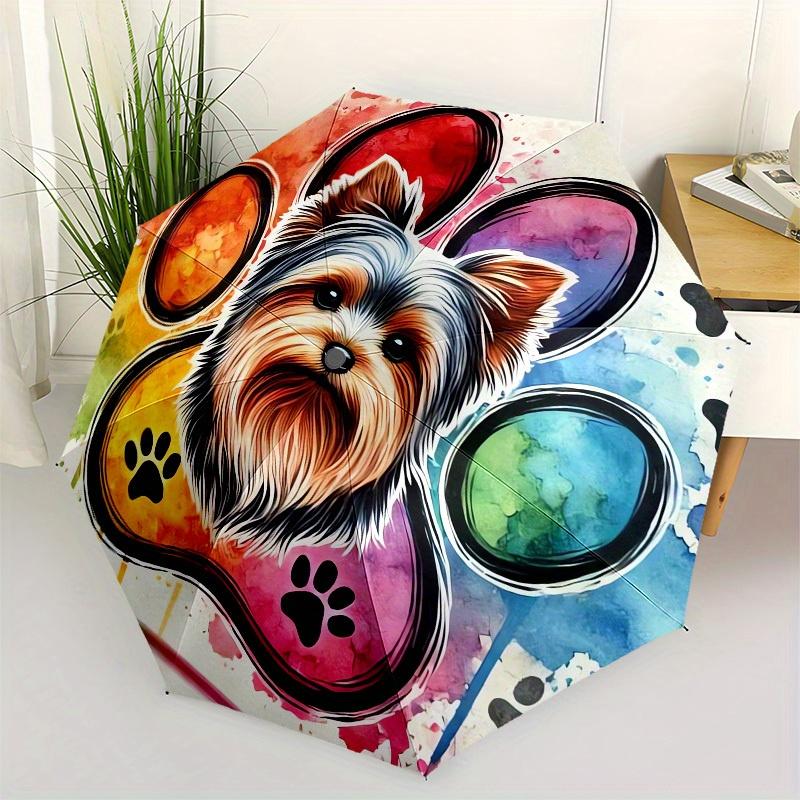 1pc Paw Print Yorkshire Terrier Artwork Umbrella with Plastic Handle,Suitable for All Seasons Home Travel Outdoor UmbrellaM1226
1pc Paw Print Yorkshire Terrier Artwork Umbrella with Plastic Handle,Suitable for All Seasons Home Travel Outdoor UmbrellaM1226