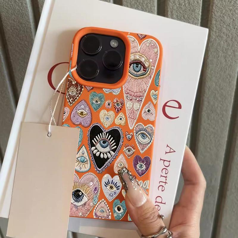 Colored Heart-Shaped Eyes Lychee Texture Phone Case For iPhone 17 16 15 14 13 12 11 Pro Max 14 15 Plus 17Air Silicone Soft Cover iPhone 16 Plus
Colored Heart-Shaped Eyes Lychee Texture Phone Case For iPhone 17 16 15 14 13 12 11 Pro Max 14 15 Plus 17Air Silicone Soft Cover iPhone 16 Plus