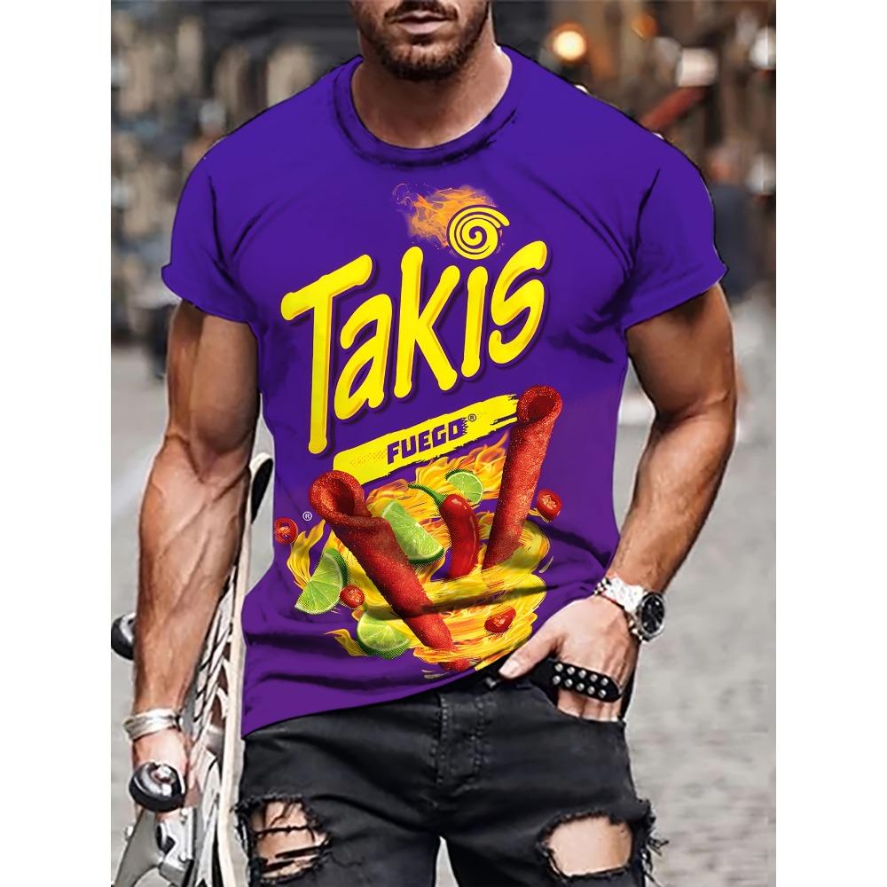 Мужская одежда Мода Takis 3D Графические футболки Повседневная футболка с коротким рукавом Топ с круглым вырезом Мужская футболка Летняя повседневная свободная футболка S
Мужская одежда Мода Takis 3D Графические футболки Повседневная футболка с коротким рукавом Топ с круглым вырезом Мужская футболка Летняя повседневная свободная футболка S