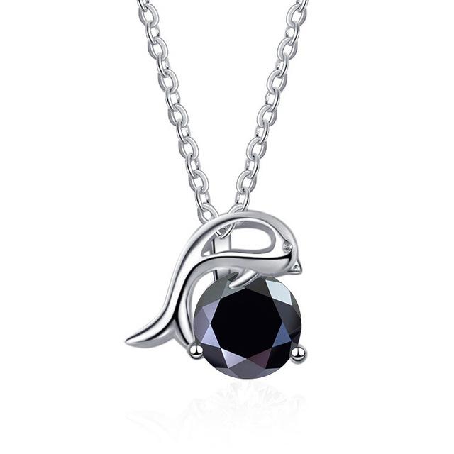 6.5mm Dolphin Design Round Cut Solitaire Moissanite Pendant Necklace S925 Sterling Silver For Women 6.5mm
6.5mm Dolphin Design Round Cut Solitaire Moissanite Pendant Necklace S925 Sterling Silver For Women 6.5mm