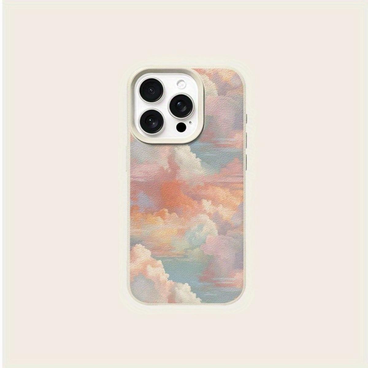 Creative Colorful Cloud Print Lychee Texture Phone Case, Suitable for iPhone 17, 16, 15, Plus, Pro, Max Series Phones—Can Be Used as a Gift iPhone17 слонова кістка
Creative Colorful Cloud Print Lychee Texture Phone Case, Suitable for iPhone 17, 16, 15, Plus, Pro, Max Series Phones—Can Be Used as a Gift iPhone17 слонова кістка