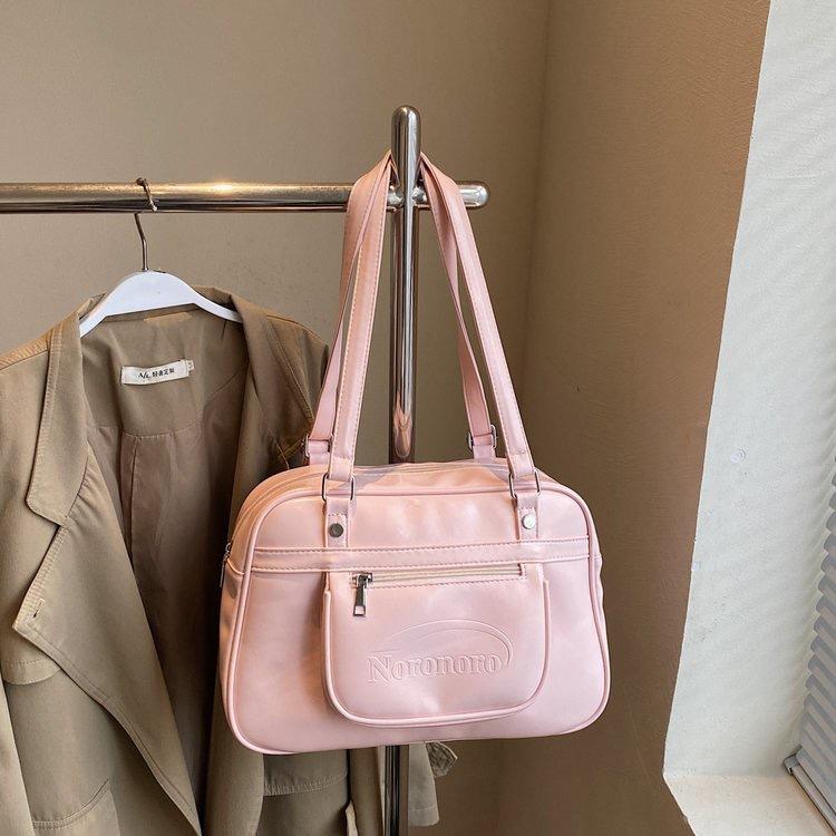 Новая простая сумочка может быть мессенджером, многоцелевым рюкзаком, ретро однотонной простой большой вместимости подмышечной сумкой через плечо для женщин one size fits all розовый
Новая простая сумочка может быть мессенджером, многоцелевым рюкзаком, ретро однотонной простой большой вместимости подмышечной сумкой через плечо для женщин one size fits all розовый