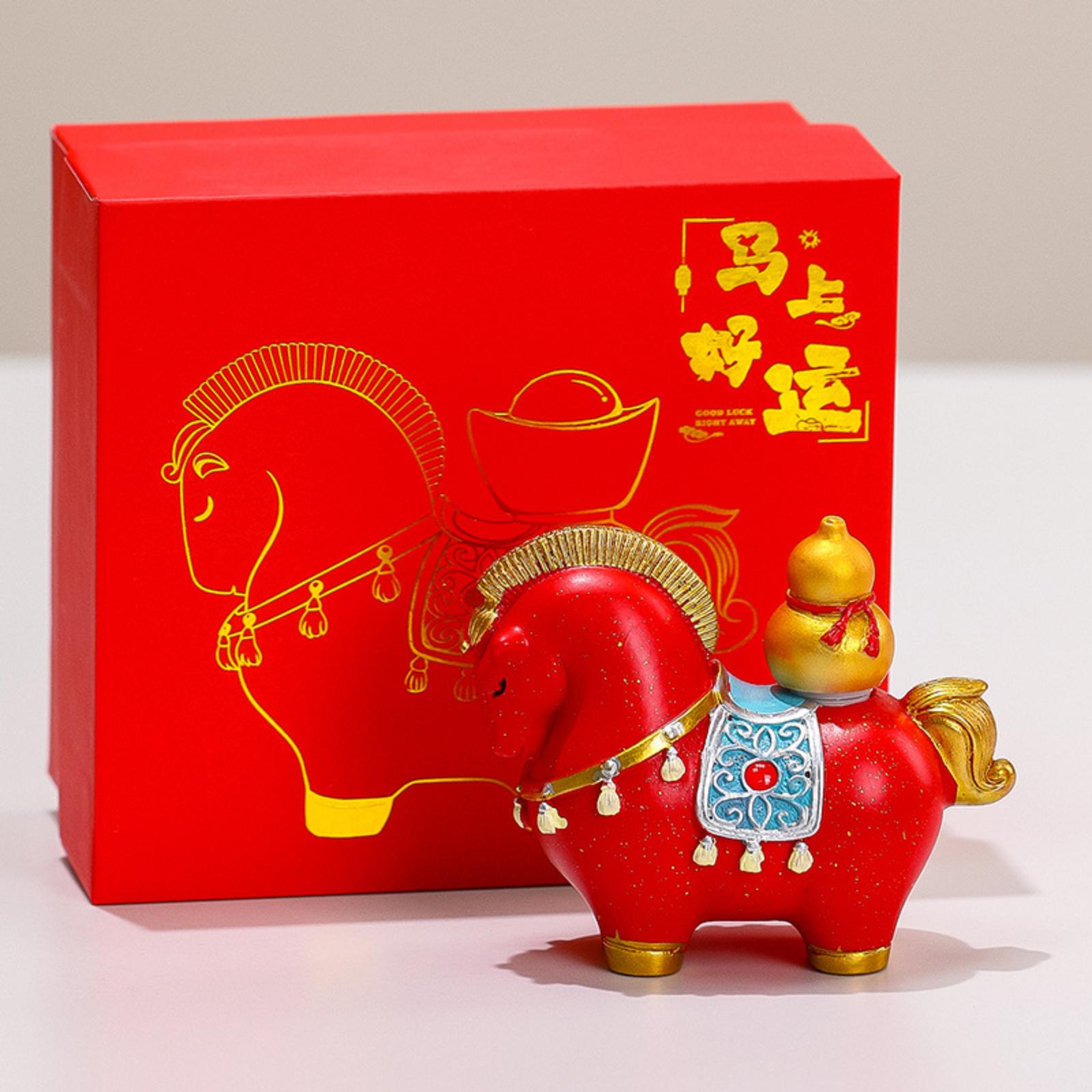 Новый подарочный набор «Лошадь в китайском стиле», смола, ремесленное украшение, сувениры для ежегодного собрания, год талисмана One Size
Новый подарочный набор «Лошадь в китайском стиле», смола, ремесленное украшение, сувениры для ежегодного собрания, год талисмана One Size