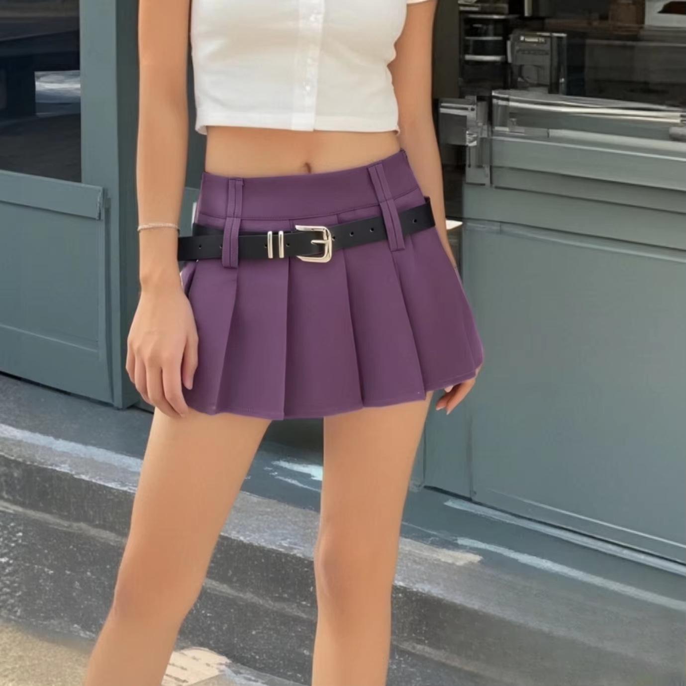 2025 Spring/Summer Women s Low-Waisted Slimming Pleated Midi Skirt with Anti-Exposure Design Large
2025 Spring/Summer Women s Low-Waisted Slimming Pleated Midi Skirt with Anti-Exposure Design Large