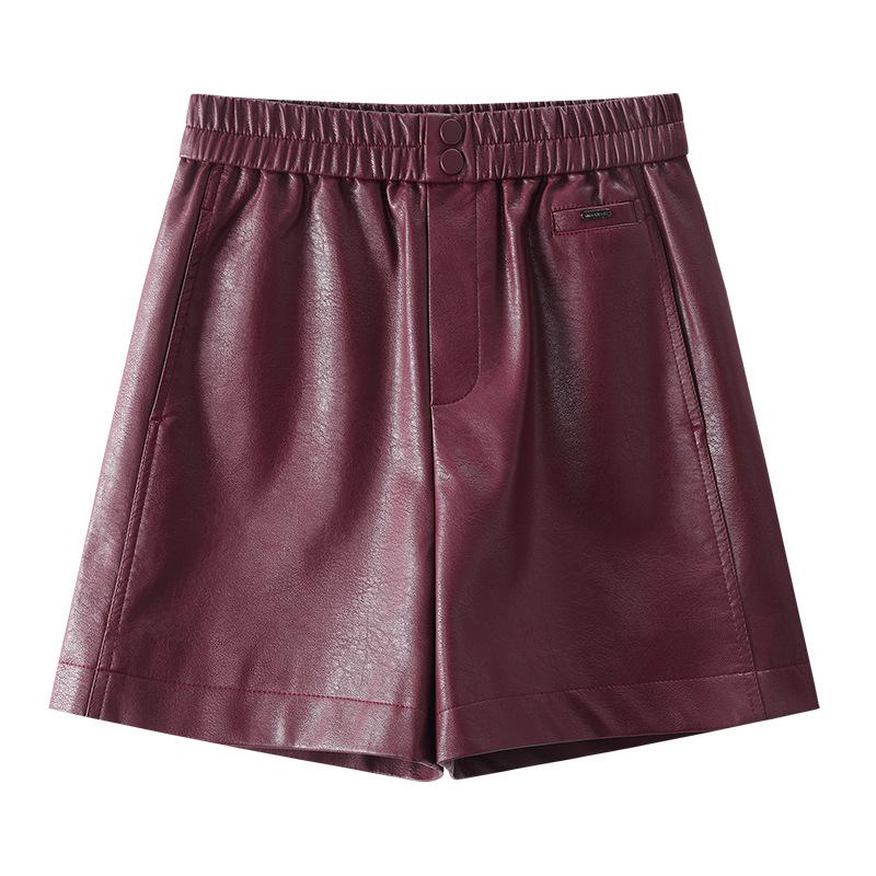 Ancola Red A-line Leather Pants: Women s Elastic Waist Slimming Wide-Leg Trousers for Spring & Autumn 2024. 4XL
Ancola Red A-line Leather Pants: Women s Elastic Waist Slimming Wide-Leg Trousers for Spring & Autumn 2024. 4XL