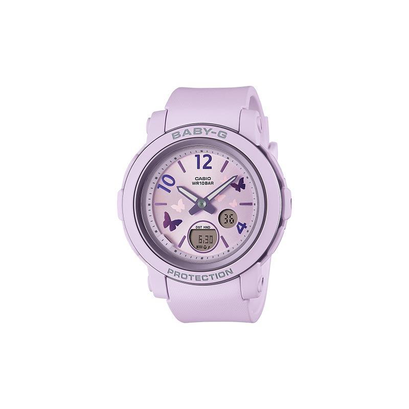 Casio BABY-G fully automatic calendar, fashionable and simple butterfly pattern surface, world time stopwatch, quartz movement, resin BGA-290BD-6AJF фиолетовый
Casio BABY-G fully automatic calendar, fashionable and simple butterfly pattern surface, world time stopwatch, quartz movement, resin BGA-290BD-6AJF фиолетовый