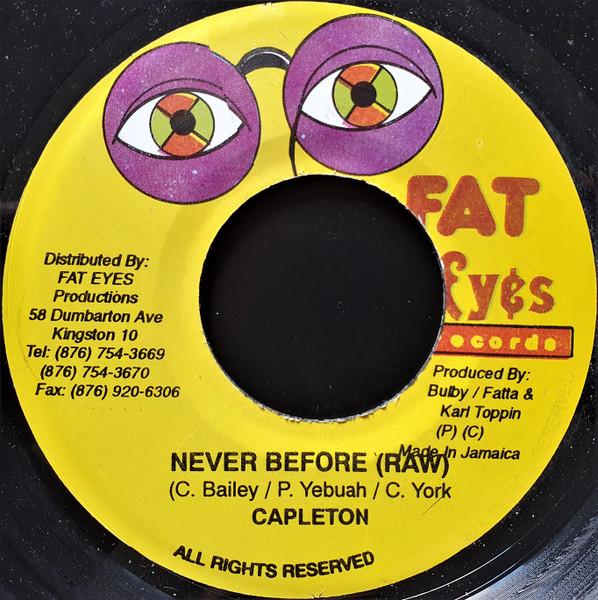 7inch Record CAPLETON - Never Before NONE Fat Eyes Record 2002 Jamaica Reggae, Ska & Dub Used
7inch Record CAPLETON - Never Before NONE Fat Eyes Record 2002 Jamaica Reggae, Ska & Dub Used