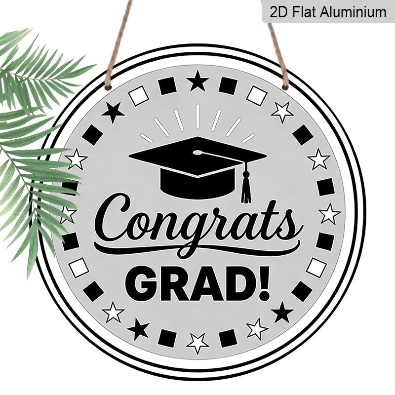 2D Flat Aluminum Graduation-themed Wall Hangings, Available in Multiple Sizes, Featuring A Black and White Badge-style Design, Are A Perfect Choice 7.87×7.87inch
2D Flat Aluminum Graduation-themed Wall Hangings, Available in Multiple Sizes, Featuring A Black and White Badge-style Design, Are A Perfect Choice 7.87×7.87inch