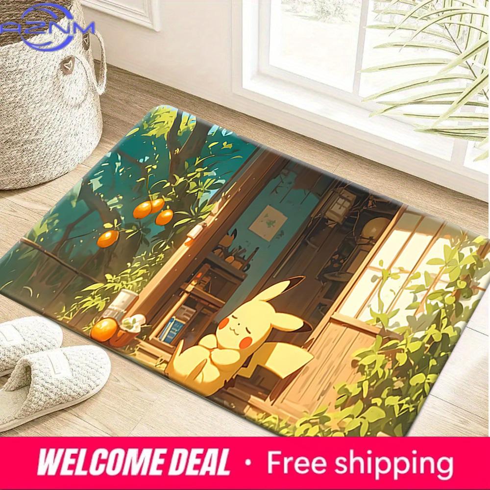 Pokemon Pikachu Cozy Home Print Non-slip Doormat, Soft Absorbent Floor Rug for Home Decor 40cm x 60cm
Pokemon Pikachu Cozy Home Print Non-slip Doormat, Soft Absorbent Floor Rug for Home Decor 40cm x 60cm