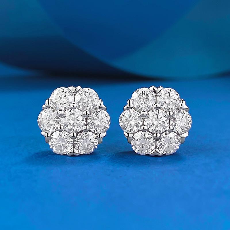 Серьги-пусеты Lulu Tong S925 серебро муассанит цветок - Европейский/Американский хип-хоп стиль S925 Silver
Серьги-пусеты Lulu Tong S925 серебро муассанит цветок - Европейский/Американский хип-хоп стиль S925 Silver