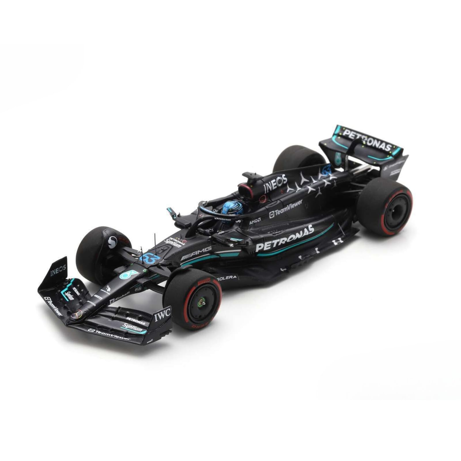 Spark Mercedes AMG Petronas F1 W14 E Performance 2023 Іспанський Гран-прі 3-е місце Расселл 1/43 #63 G.
Spark Mercedes AMG Petronas F1 W14 E Performance 2023 Іспанський Гран-прі 3-е місце Расселл 1/43 #63 G.
