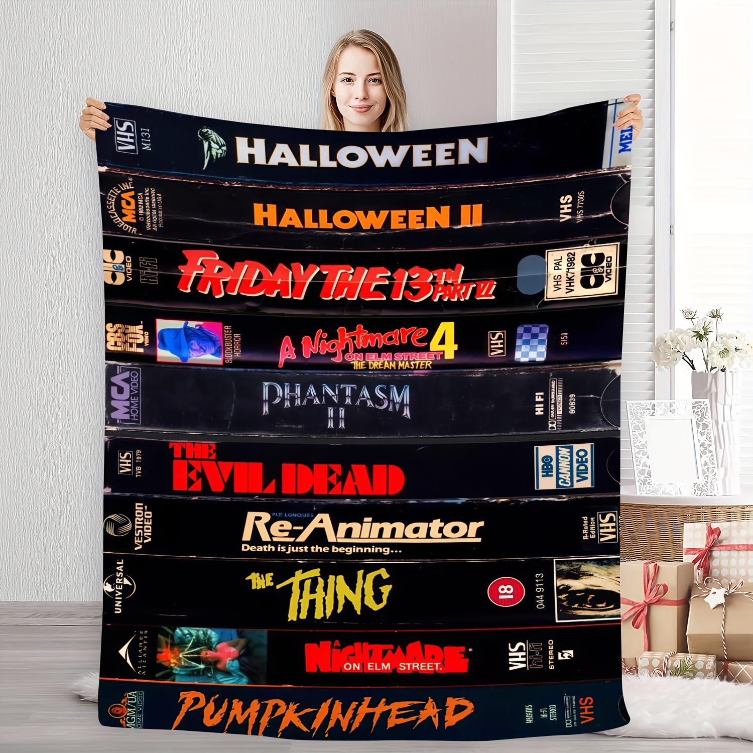 Vintage Horror Movie Blanket - Iconic Film Print Throw for Halloween, Soft Polyester Gift for Horror Fans Machine Washable Decor 130x150cm
Vintage Horror Movie Blanket - Iconic Film Print Throw for Halloween, Soft Polyester Gift for Horror Fans Machine Washable Decor 130x150cm