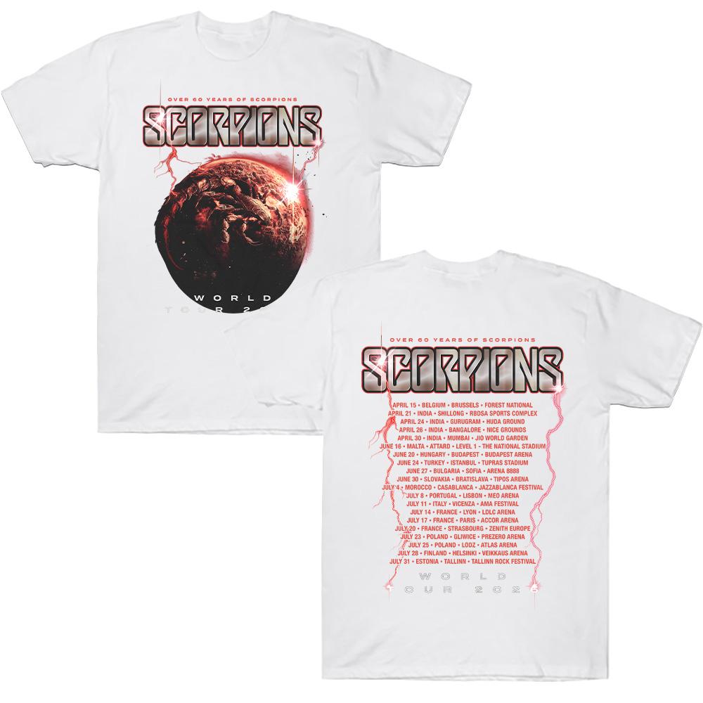 Scorpions Coming Home Tour 2026 T Shirts Metal Scorpions Cotton Tees Short Sleeve Hard Rock Band T-shirts Round Collar Clothes Anime T-shirt XXL білий
Scorpions Coming Home Tour 2026 T Shirts Metal Scorpions Cotton Tees Short Sleeve Hard Rock Band T-shirts Round Collar Clothes Anime T-shirt XXL білий