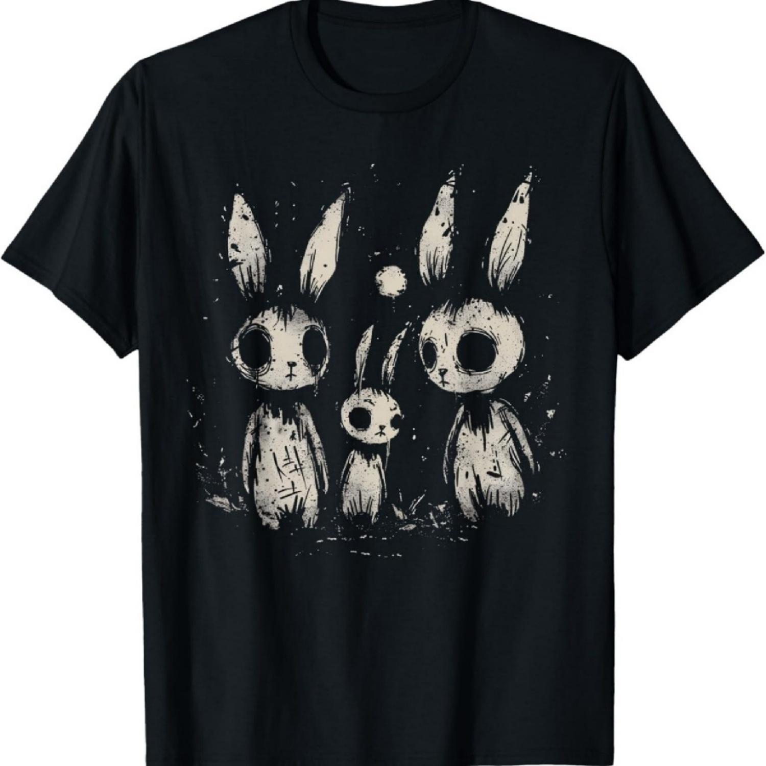 Creepy Cute Bunny Rabbits Horror Goth Grunge Alt Aesthetic T-Shirt XXXXXL чорний
Creepy Cute Bunny Rabbits Horror Goth Grunge Alt Aesthetic T-Shirt XXXXXL чорний