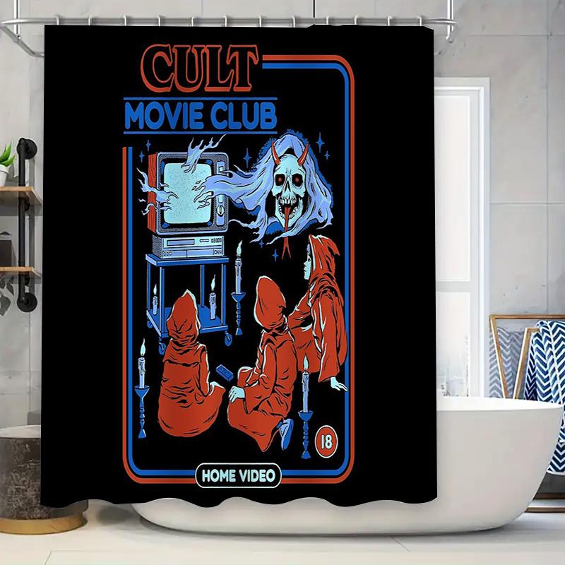 Creepy Gothic Horror Movie Shower Curtain Halloween Decor Gothic Home Theater Dark Academia Spooky Room Divider W60H190(CM)-1 Pcs
Creepy Gothic Horror Movie Shower Curtain Halloween Decor Gothic Home Theater Dark Academia Spooky Room Divider W60H190(CM)-1 Pcs