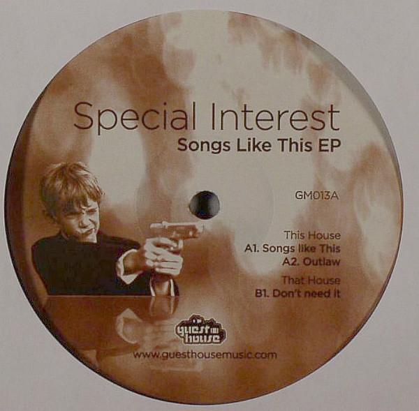 12inch Record SPECIAL INTEREST - Songs Like This EP GM013 Guesthouse Musi 2006 US Dance & Electronica Used
12inch Record SPECIAL INTEREST - Songs Like This EP GM013 Guesthouse Musi 2006 US Dance & Electronica Used