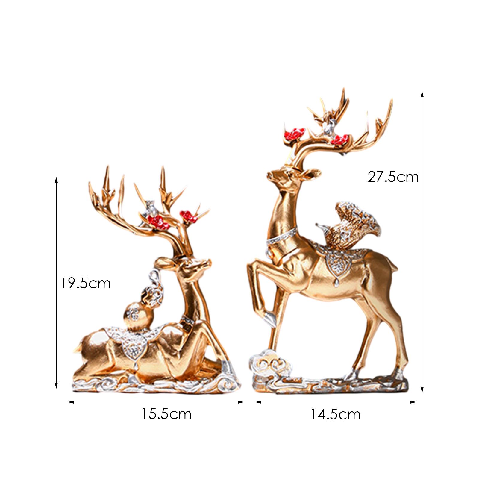 2Pcs Elk Resin Statue Decors Art Crafts Reindeer Sculpture for Bookshelf Cabinet Living Room Valentine s Day Decor Fireplace золотой
2Pcs Elk Resin Statue Decors Art Crafts Reindeer Sculpture for Bookshelf Cabinet Living Room Valentine s Day Decor Fireplace золотой
