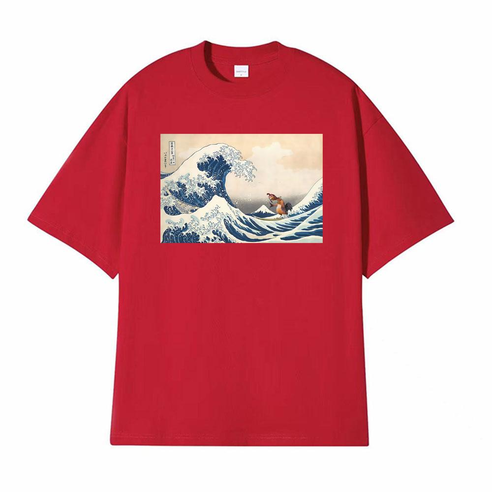 The Great Wave of Kanagawa Lmage Chicken Joe Funny Meme Picture T Shirt Surfs Up T Shirts Men Women Oversized TShirt Streetwear S
The Great Wave of Kanagawa Lmage Chicken Joe Funny Meme Picture T Shirt Surfs Up T Shirts Men Women Oversized TShirt Streetwear S