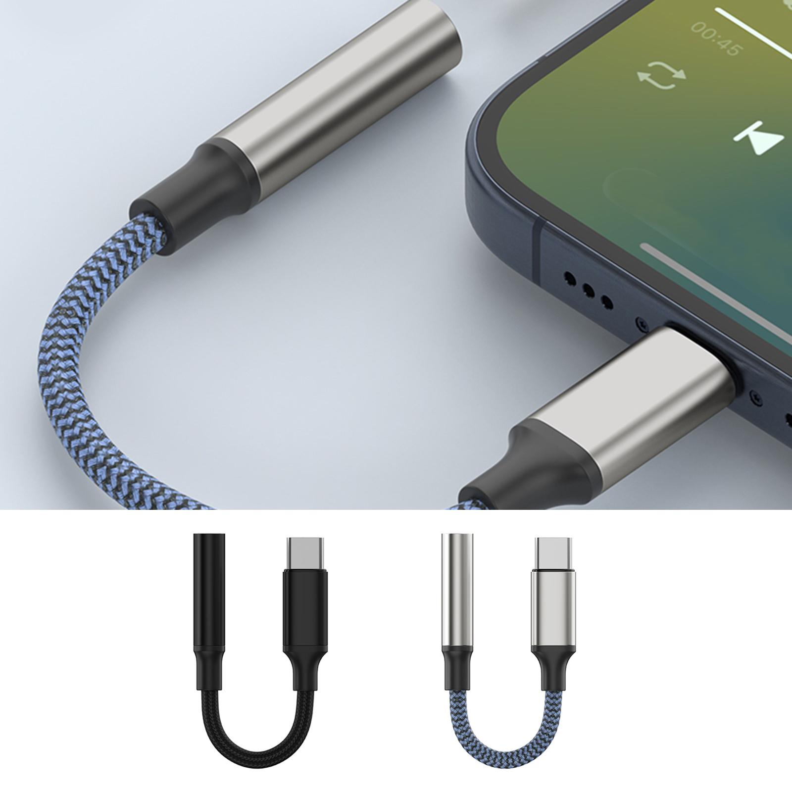 USB Type C to 3.5 Jack Earphone Adapter USB C 3 5mm Audio Cable Converter for iPhone 15 16 USB C Adapter синій
USB Type C to 3.5 Jack Earphone Adapter USB C 3 5mm Audio Cable Converter for iPhone 15 16 USB C Adapter синій