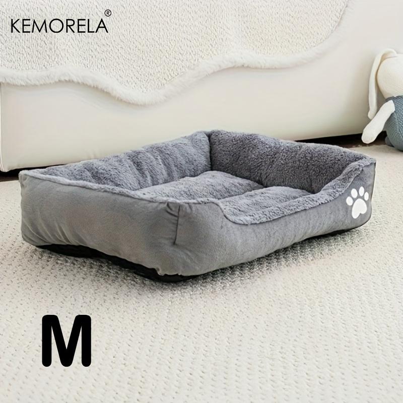 Large Rectangular Dog Bed with Paw Print Design - Polyester, Warm & Comfortable for All Seasons,Ideal for Small to Medium Breeds S серый
Large Rectangular Dog Bed with Paw Print Design - Polyester, Warm & Comfortable for All Seasons,Ideal for Small to Medium Breeds S серый