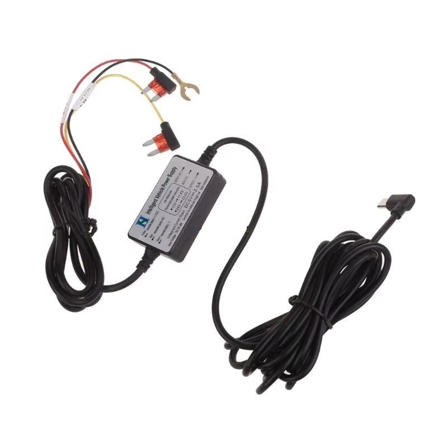 Dash Cam Hardwire Kit (12V-24V to 5V), Type C Hardwire Kit for Dash Camera with Acc Functionality, Add a Circuit Fuses, 24h Park чорний
Dash Cam Hardwire Kit (12V-24V to 5V), Type C Hardwire Kit for Dash Camera with Acc Functionality, Add a Circuit Fuses, 24h Park чорний
