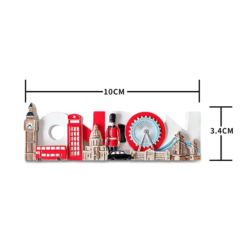 3D London Fridge Magnet - Creative Travel Souvenir from the UK
3D London Fridge Magnet - Creative Travel Souvenir from the UK