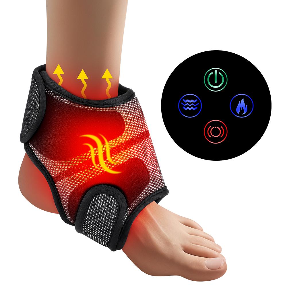 Smart Ankle Foot Massager Brace Air Compression Vibration Hot Compress Left and Right Ankle Support Heating Pad
Smart Ankle Foot Massager Brace Air Compression Vibration Hot Compress Left and Right Ankle Support Heating Pad