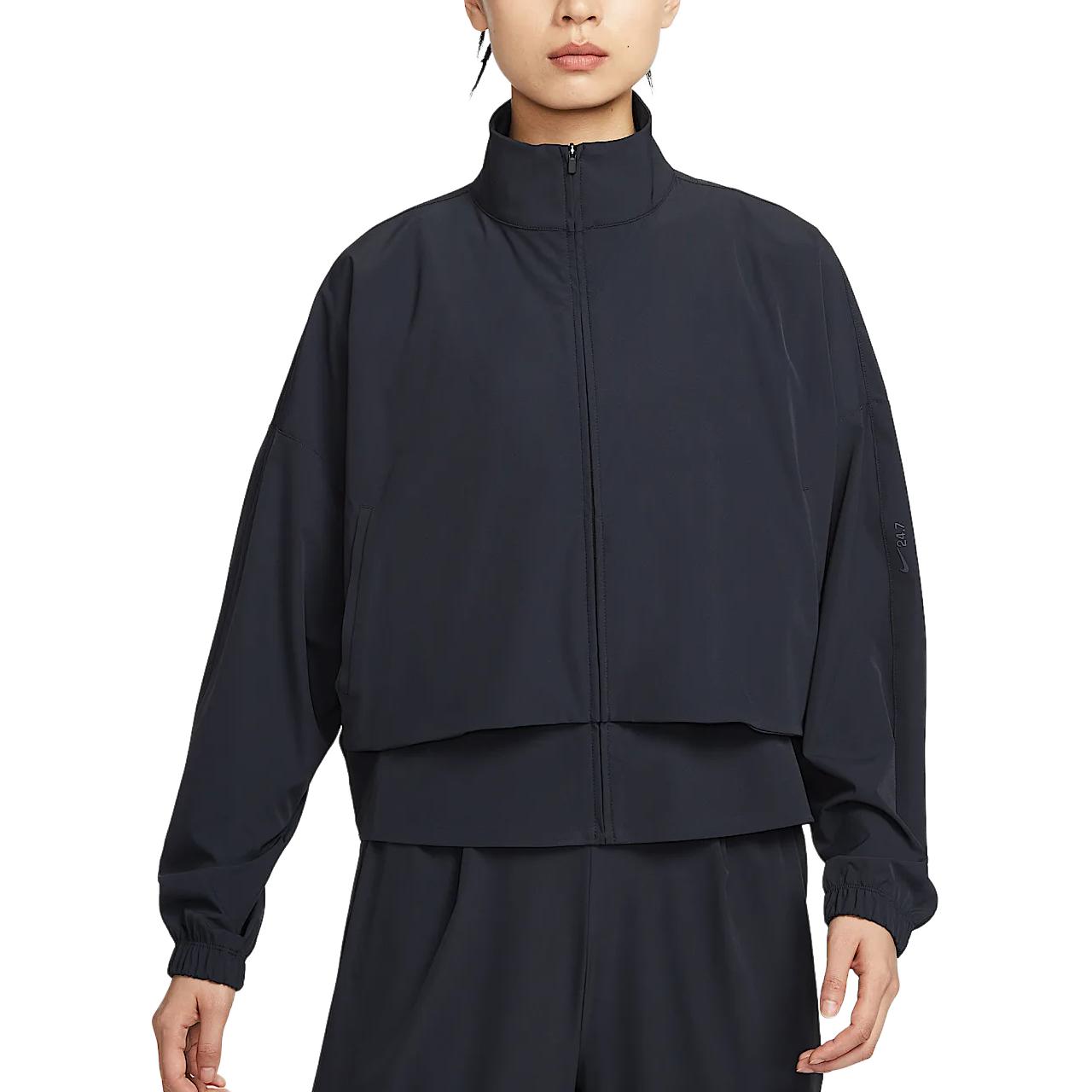 Nike Dri-Fit 24.7 Perfect Stretch Oversize Breathable Zip Long Sleeve Jacket Women Jacket Black Dark-Smoke-Grey HJ0964-010 XL
Nike Dri-Fit 24.7 Perfect Stretch Oversize Breathable Zip Long Sleeve Jacket Women Jacket Black Dark-Smoke-Grey HJ0964-010 XL