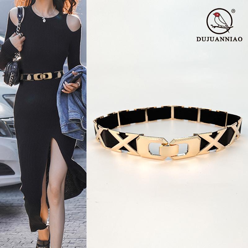 Elastic Belt Women S Chain Personalized Matching Dress Suit Decorative Temperament Waist Seal Elastic Belt
Elastic Belt Women S Chain Personalized Matching Dress Suit Decorative Temperament Waist Seal Elastic Belt