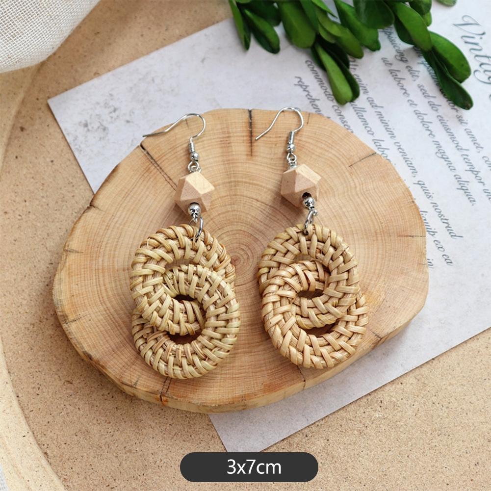 Бохо Ручная работа Геометрические Деревянные Плетеные из Ротанга Серьги-капли для Женщин Этнические Богемные Заметные Серьги Ювелирные изделия 02
Бохо Ручная работа Геометрические Деревянные Плетеные из Ротанга Серьги-капли для Женщин Этнические Богемные Заметные Серьги Ювелирные изделия 02
