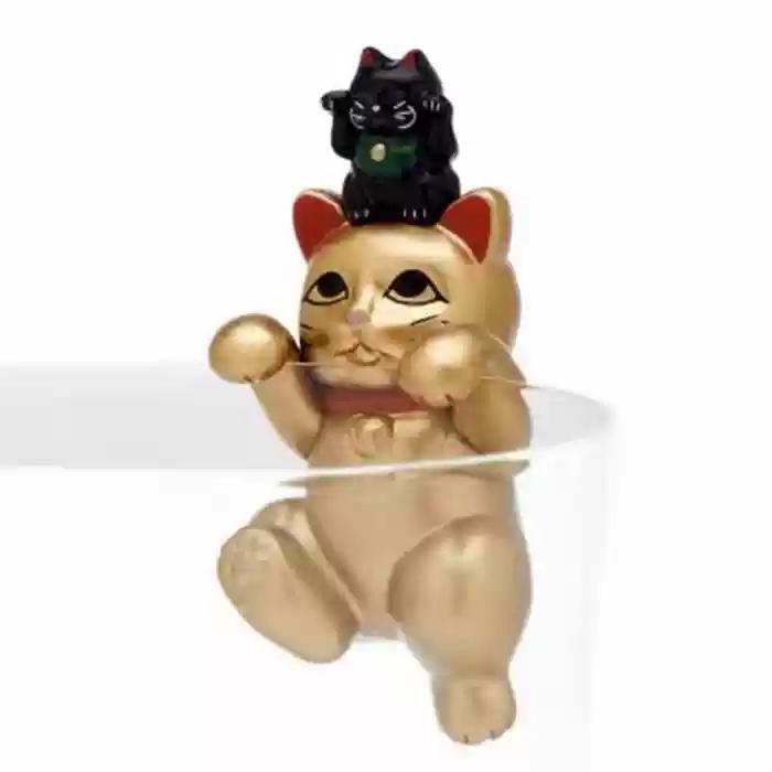 Kitan Club Lucky Cat Cup Edge Figures - Set Of 6 Cute Lucky Cat Tea Friends Charming Collectible Cat Gift золотий
Kitan Club Lucky Cat Cup Edge Figures - Set Of 6 Cute Lucky Cat Tea Friends Charming Collectible Cat Gift золотий