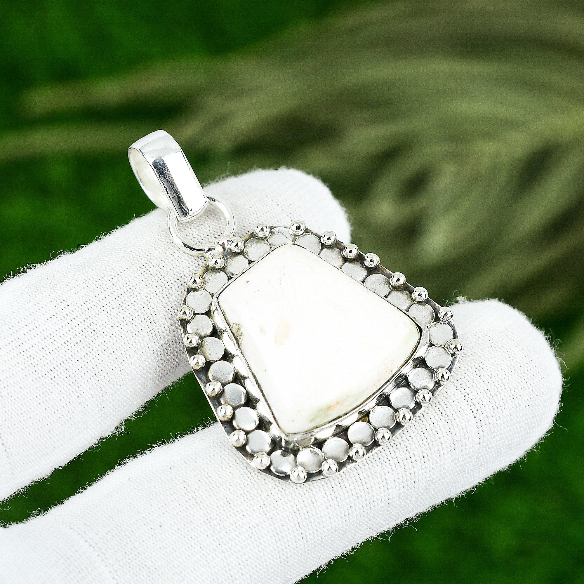 Sterling Silver Scolecite Stone Sister Birthday Artisan Handcrafted New Pendant
Sterling Silver Scolecite Stone Sister Birthday Artisan Handcrafted New Pendant