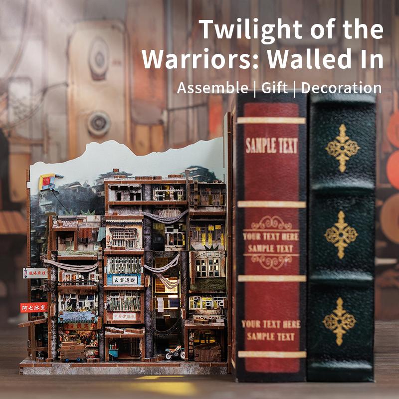CUTEBEE 3D Wooden Puzzle DIY Dollhouse with Led Light Twilight of the Warriors Bookend Toys for Adults Lover Child Gifts
CUTEBEE 3D Wooden Puzzle DIY Dollhouse with Led Light Twilight of the Warriors Bookend Toys for Adults Lover Child Gifts