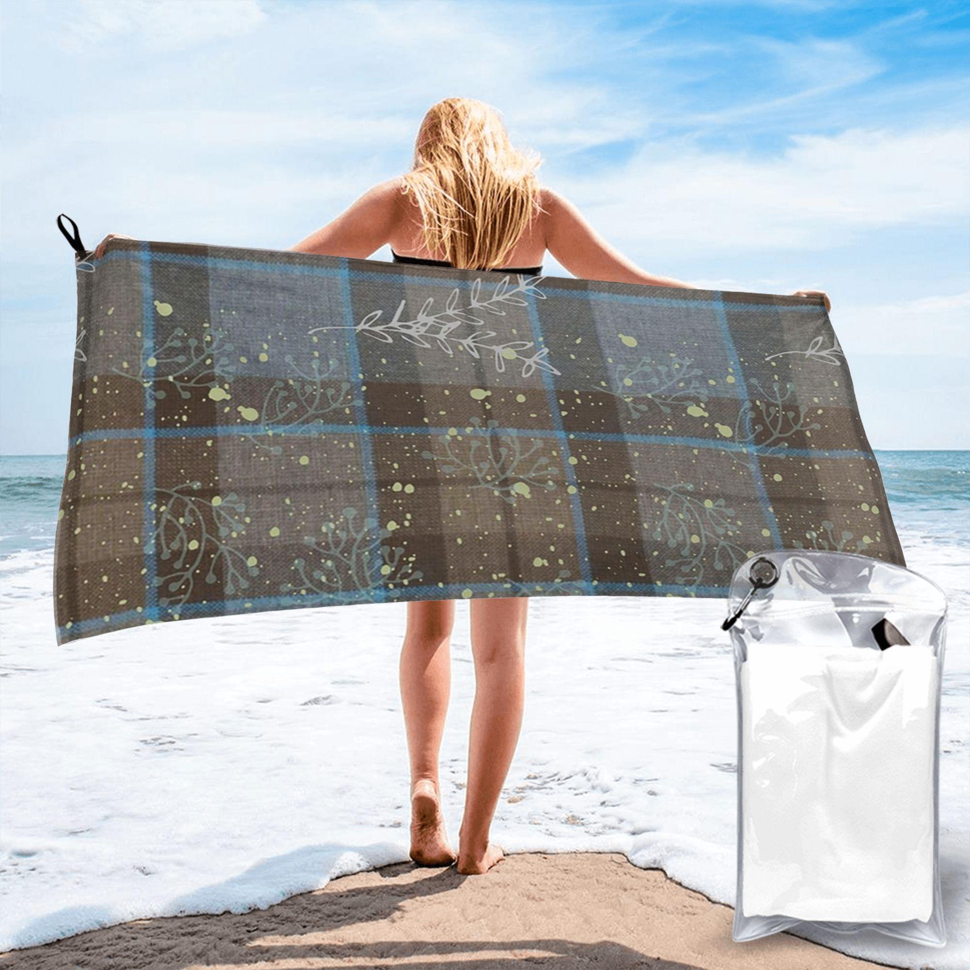 Outlander TV Clan Fraser Tartan Windblown Beach Towel Soft Microfiber Quick Dry Absorbent Quick Towels For Bath W30*H60(CM)
Outlander TV Clan Fraser Tartan Windblown Beach Towel Soft Microfiber Quick Dry Absorbent Quick Towels For Bath W30*H60(CM)