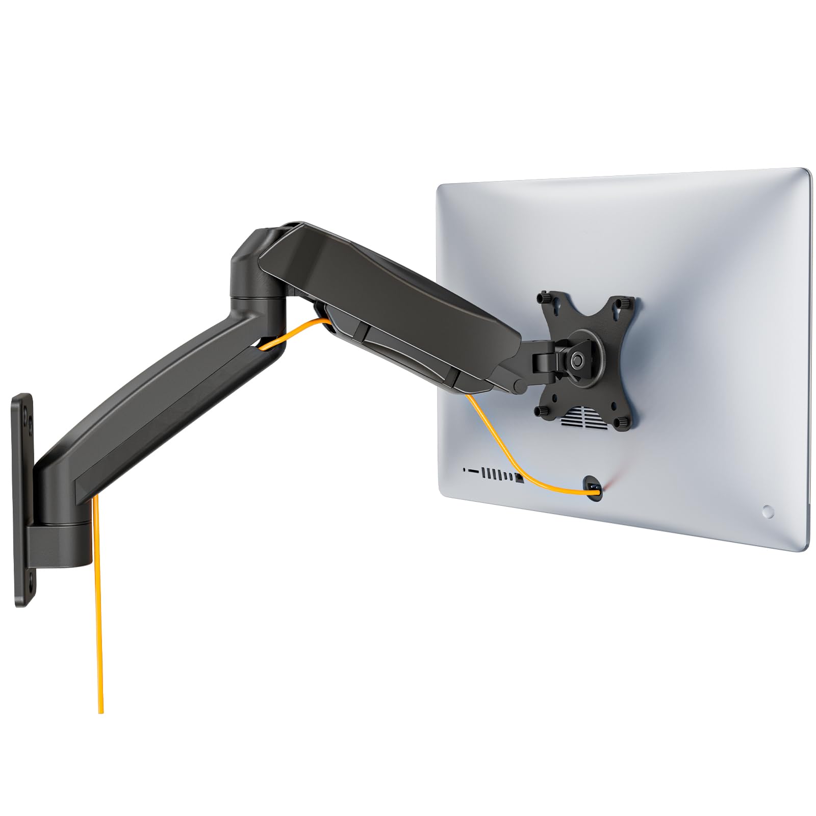 WALI Single Monitor Wall Mount Gas Spring Monitor Arm 1 Screen Up to 20 lbs Fully Adjustable Arm Extension Up to Black 32 21.2 (GSWM001) чёрный
WALI Single Monitor Wall Mount Gas Spring Monitor Arm 1 Screen Up to 20 lbs Fully Adjustable Arm Extension Up to Black 32 21.2 (GSWM001) чёрный
