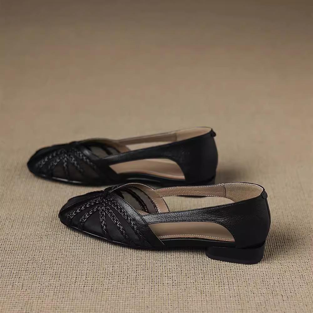 2025 новые французские тканые туфли на толстом каблуке, легкие, с открытым носком, летние сетчатые дышащие, с квадратным носком, на низком каблуке, женские туфли 40 чёрный
2025 новые французские тканые туфли на толстом каблуке, легкие, с открытым носком, летние сетчатые дышащие, с квадратным носком, на низком каблуке, женские туфли 40 чёрный