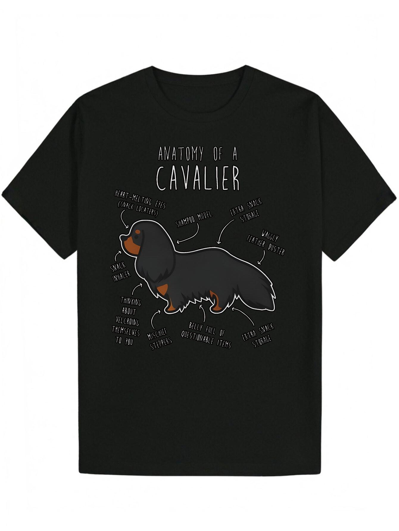 Polyester T-shirt with Dachshund Anatomy Print - Round Neck XXXL
Polyester T-shirt with Dachshund Anatomy Print - Round Neck XXXL