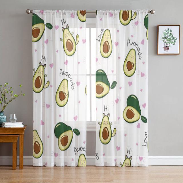 Авокадо Зеленый Симпатичные Фрукты Мультфильм Тюлевые Шторы Для Гостиной Спальни Декор Прозрачный Шифон Прозрачная Вуаль Занавеска Для Окна 1 PCS W150XH250cm
Авокадо Зеленый Симпатичные Фрукты Мультфильм Тюлевые Шторы Для Гостиной Спальни Декор Прозрачный Шифон Прозрачная Вуаль Занавеска Для Окна 1 PCS W150XH250cm