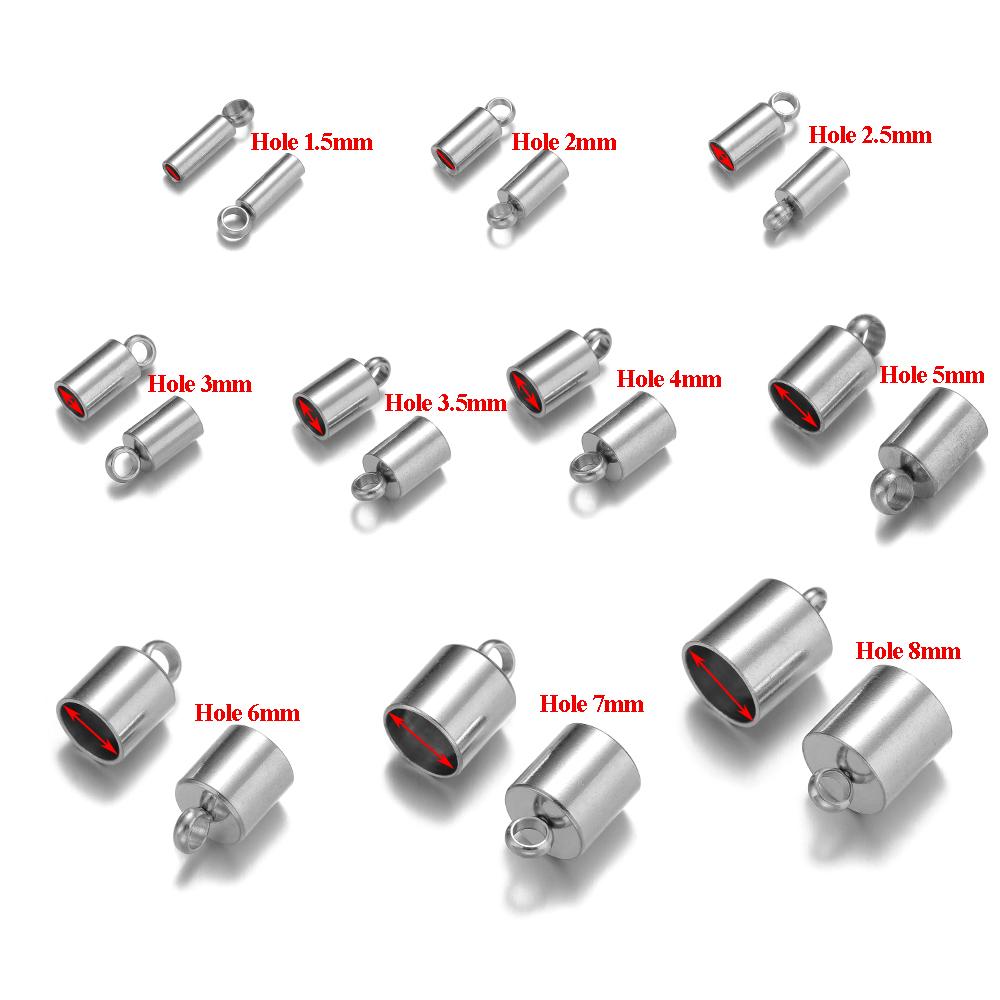 20pcs Stainless Steel Crimp End Caps Leather Cords End Tip Beads Caps PVD Plated Gold Clasps DIY Jewelry Making Finding Supplies Hole 2.5mm
20pcs Stainless Steel Crimp End Caps Leather Cords End Tip Beads Caps PVD Plated Gold Clasps DIY Jewelry Making Finding Supplies Hole 2.5mm