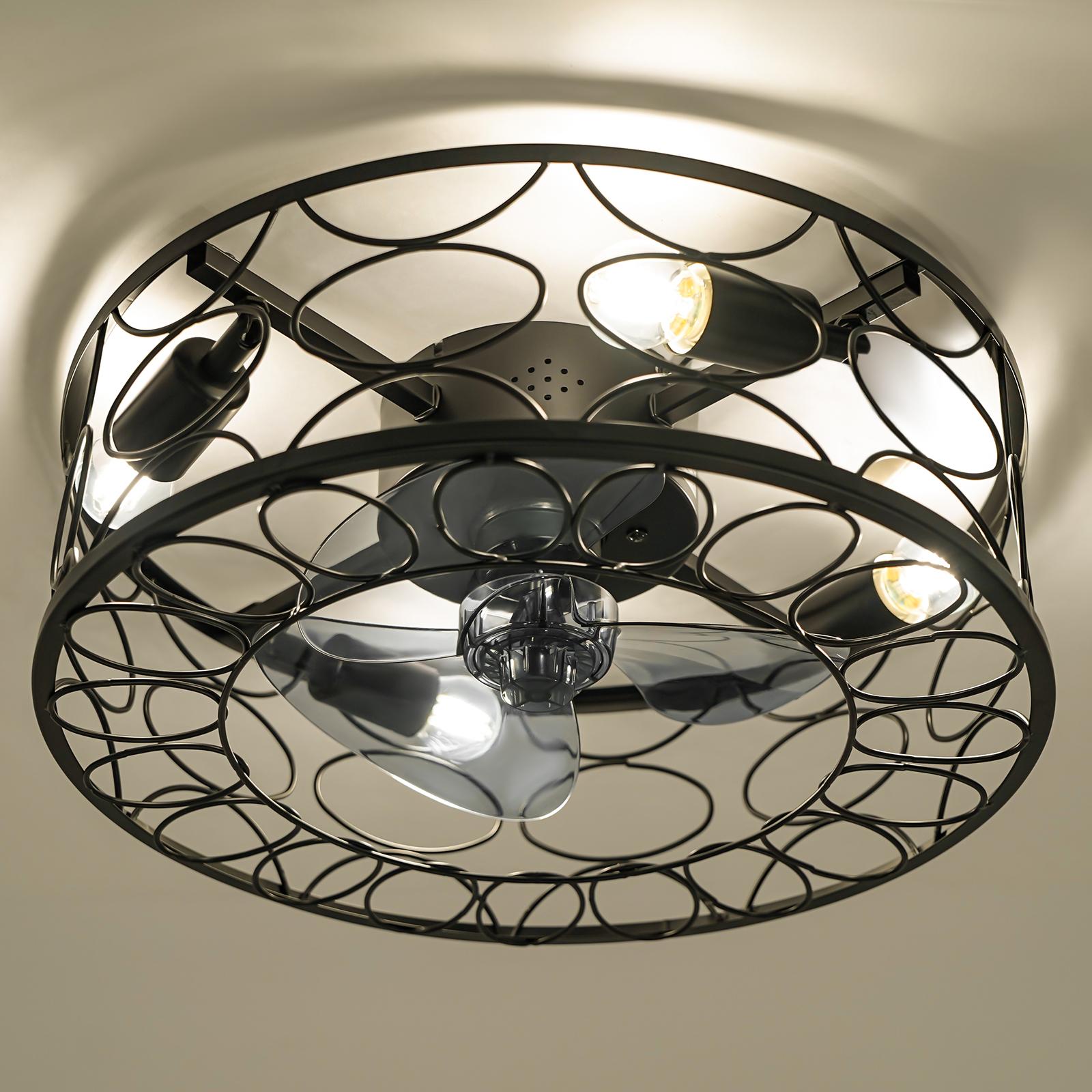 18 Inch Black Caged Ceiling Fan with Light, Bladeless Industrial Ceiling Fans,Farmhouse Fan Lights Ceilings Fixtures 110V чёрный
18 Inch Black Caged Ceiling Fan with Light, Bladeless Industrial Ceiling Fans,Farmhouse Fan Lights Ceilings Fixtures 110V чёрный