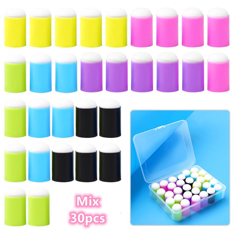 30PCS Craft Finger Sponge Daubers with Storage Box ,Drawing Project Finger Painting Sponge Set for Card Making, Painting, Stampi
30PCS Craft Finger Sponge Daubers with Storage Box ,Drawing Project Finger Painting Sponge Set for Card Making, Painting, Stampi