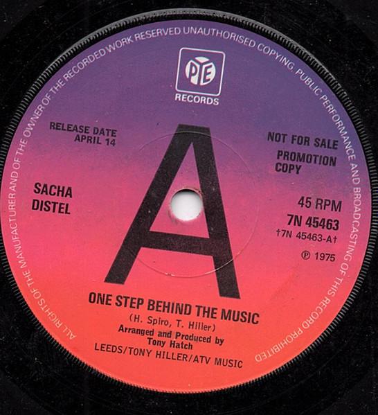 7inch Record SACHA DISTEL - One Step Behind Music / As Long As 7N45463PROMO Pye Records 1975 UK Pop Used
7inch Record SACHA DISTEL - One Step Behind Music / As Long As 7N45463PROMO Pye Records 1975 UK Pop Used