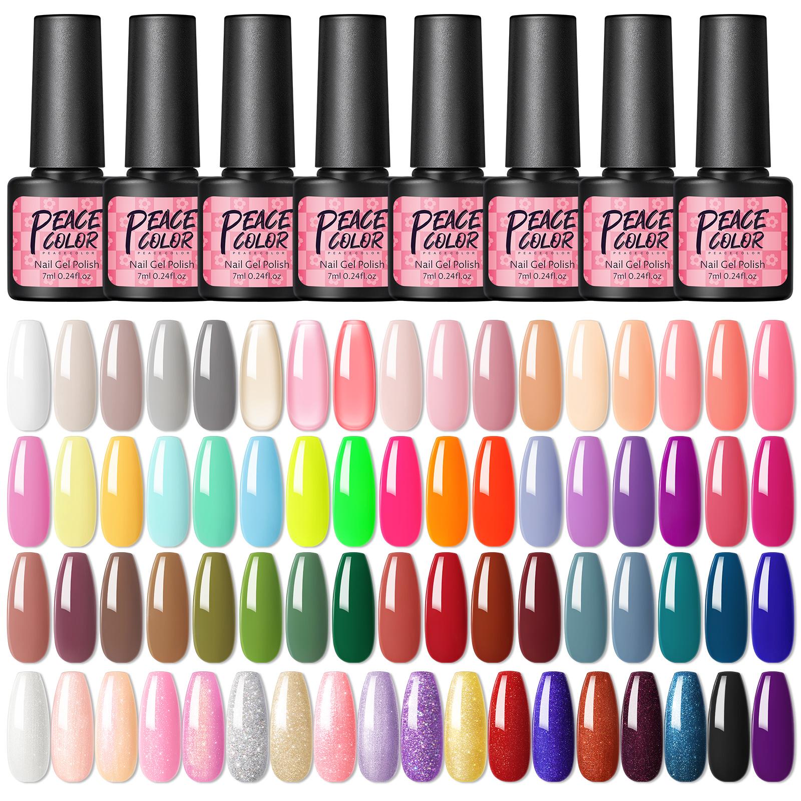 Peacecolor 7ML Gel Nail Polish Popular Series Nail Gel Vibrant All Seasons Gel Polish- UV/LED Soak Off Semi-Permanent Nail Art Tools
Peacecolor 7ML Gel Nail Polish Popular Series Nail Gel Vibrant All Seasons Gel Polish- UV/LED Soak Off Semi-Permanent Nail Art Tools