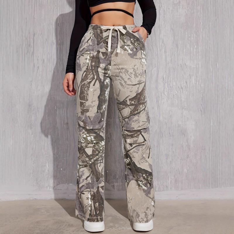 Women s Jeans Camouflage Loose Wide Legs Drawstring Feet Hip-hop Dancing American Retro S
Women s Jeans Camouflage Loose Wide Legs Drawstring Feet Hip-hop Dancing American Retro S