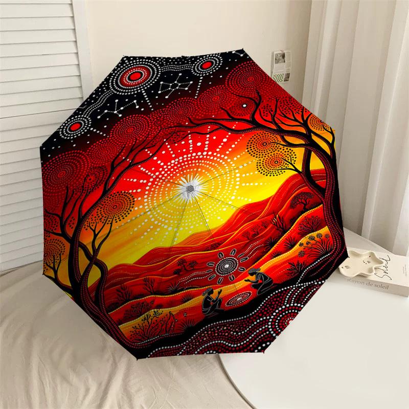 1PC Australian Aboriginal Art Umbrella-8-Rib Reinforced Portable Folding Travel Suitable for All Seasons Outdoor Daily Use Is an Ideal Choice -K0369
1PC Australian Aboriginal Art Umbrella-8-Rib Reinforced Portable Folding Travel Suitable for All Seasons Outdoor Daily Use Is an Ideal Choice -K0369