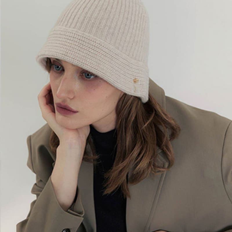 ACCLET Wool 100% Striped Ribbed Knit Beanie Oatmeal H037OT oatmeal
ACCLET Wool 100% Striped Ribbed Knit Beanie Oatmeal H037OT oatmeal